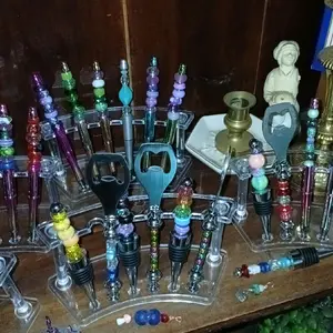 Beaded Bottle Openers - Assorted Colorful Beaded Design
