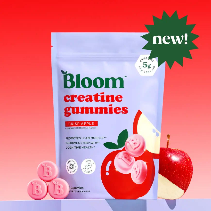 Bloom Nutrition Creatine Gummies - Energy, Cognitive Health & Post-Workout Muscle Recovery Promotes & Muscle Improves - Creatine for Women Bloom Nutrition Creatine Gummies - Energy, Cognitive Health & Post-Workout Muscle Recovery Promotes & Muscle Improves - Creatine for Women