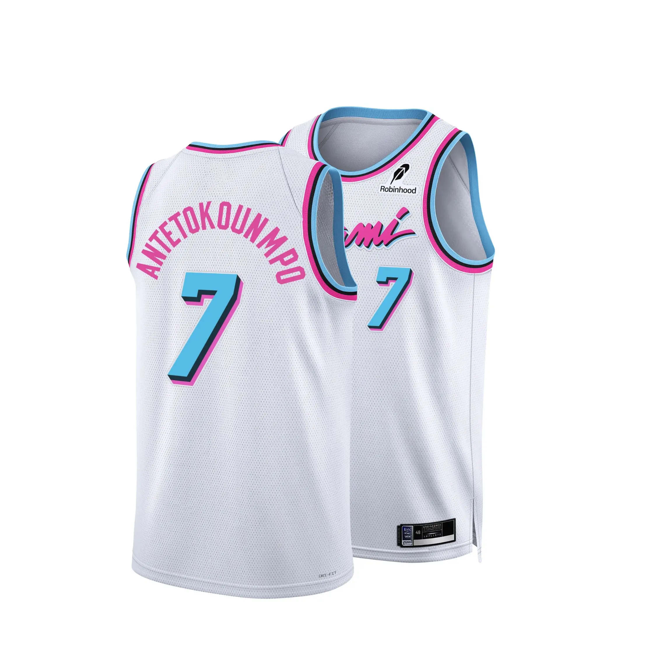 Giannis Antetokounmpo #7 Swingman New Jersey 2026/27 full logo
