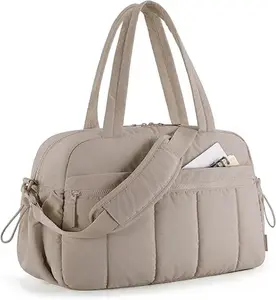 Gym Bag for Women, Duffle Bag for Travel with Wet Pocket, Lightweight Carry on Weekender Duffel, Water Resistant