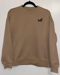 Dachshund embroidery badge Sweater/crewneck/ hoodie