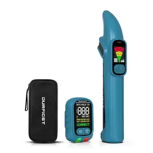 Circuit Breaker with Dual LCD Display, GFCI Outlet Tester, 90-135V NCV Circuit Tool with Buzzer Alarm for Home/Workshop, Includes Case