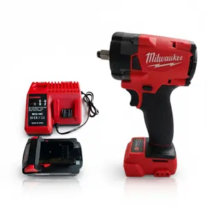 Milwaukee FIW212 3/8″ Drive Impact Wrench for Automotive Repair & Tight Space Fastening, Designed for Precise Bolt Removal and Assembly Tasks, Featuring a Compact Build with High Torque Output for Professional Mechanics