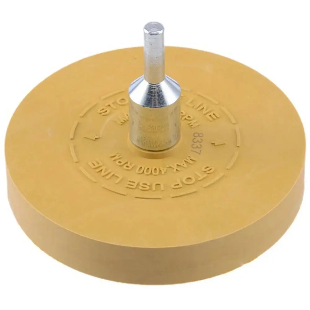 Car Decal Remover, Pneumatic Rubber Remover, Wheel Film Glue Removal Eraser Scraper Plate, Paint Cleaner Polishing Tool