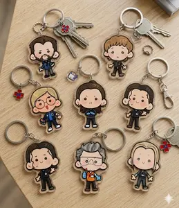 Chibi The Pitt Acrylic Keychain, The Pittlings Medical Drama Acrylic Keychain