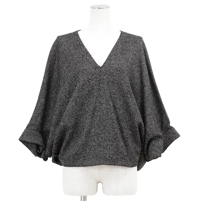 Pre-owned GUCCI Wool Small Leather Goods Silk Knit Pullover