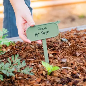 Vego Garden Magnetic Plant Tag - 10 Pack, Smart Labeling for Metal Beds & Soil, No Tools Needed, Garden Accessories, Planter Stake