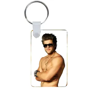 CT Metal Keychain 2" Shirtless Celebrity Inspired Compact Accessory for Fans - Durability & Sleek Finish The Challenge Chris Tamburello 2 Sided