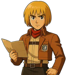 5” Removable Attack on Titan Anime Sticker Pack (5)