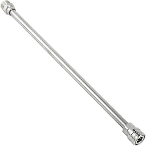 Washer Extension Wand, Stainless Steel Lance 1/4 Inch Quick Connect to M22, Extension Wand Replacement for Power Washer, 17 Inch
