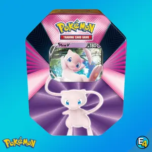 2021 V Forces Tin (Mew V or Slowbro V promo)