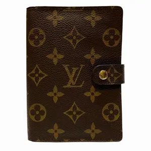 Pre-owned Louis Vuitton Canvas Small Leather Goods Agenda PM Monogram Notebook Cover