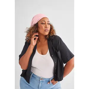 Pink Adjustable Slap | Satin-Lined Cap