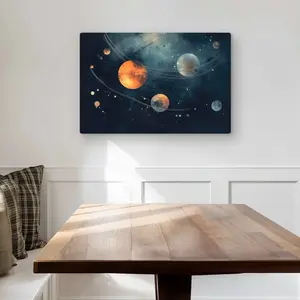 MWW C1MP20302RIL8X 20x30 in. Decorative Metallic Print - Large Gray Metal Wall Art for Modern Home Decor, Deep Exploration Theme, Decorative Metallic Prints, Large Metal Prints