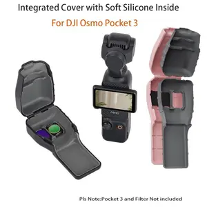 Upgraded Protective Cover W Silicone Inner For DJI Osmo Pocket 3 Anti-scratch Cover Gimbal Camera Shell For Pocket 3 Accessories