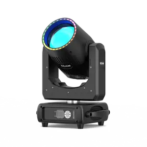 UKING DJ Disco Stage Party Light 295W LED Sound Activated Laser DMX512 RGB Strobe Projector with Remote Control for Christmas Halloween Wedding Birthday KTV Bar Karaoke Decoration