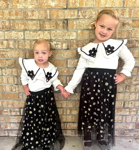 Molly Flower Girls Top -2 color options-