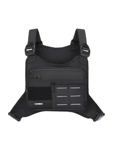 Unisex Outdoor Running Chest Bag, Large Capacity Storage, Waterproof Sports Chest Pack, Lightweight Running Vest Gear, Suitable for Fitness, Cycling, Hiking, Trail Running