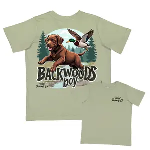 Backwoods Boy Youth T-Shirt and Sweatshirt, Dog Hunting Shirt, Country Boys Clothing, Youth Boys Shirts, Youth Boys Clothes, Hunting Outdoors Shirt, Trendy Summer Shirt, Gift for Boys and Girls
