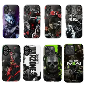 Call of Duty Design GHOST CoD phone Cases For iPhone 17 16 15 14 13 12 Promax Pro Plus, Double-layer hard shell protection,best Gift