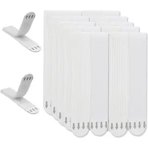 Large Picture Hanging Strips Heavy Duty, 16 Pairs(32 Strips) Sticky Nail-Free No Damage Adhesive Wall Picture Hanging Strips for Posters Artwork Wall Decor