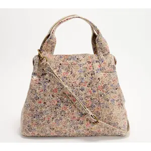 American Leather Co. Ada Triple Entry Leather Satchel