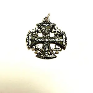 Pendant cross Of Jerusalem - Silver 925 - Earth Sainte Jewelry