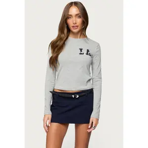 LA Girl Long Sleeve T Shirt