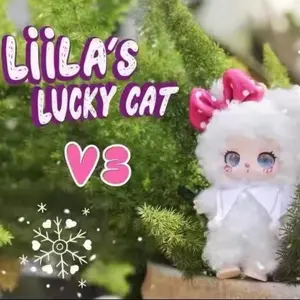Lila's Lucky Cat V3 Honeyland Enchantment Blind box Plush Keychain Decor Ornaments