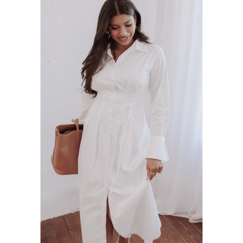 Alexander Shirt Dress - Ivory