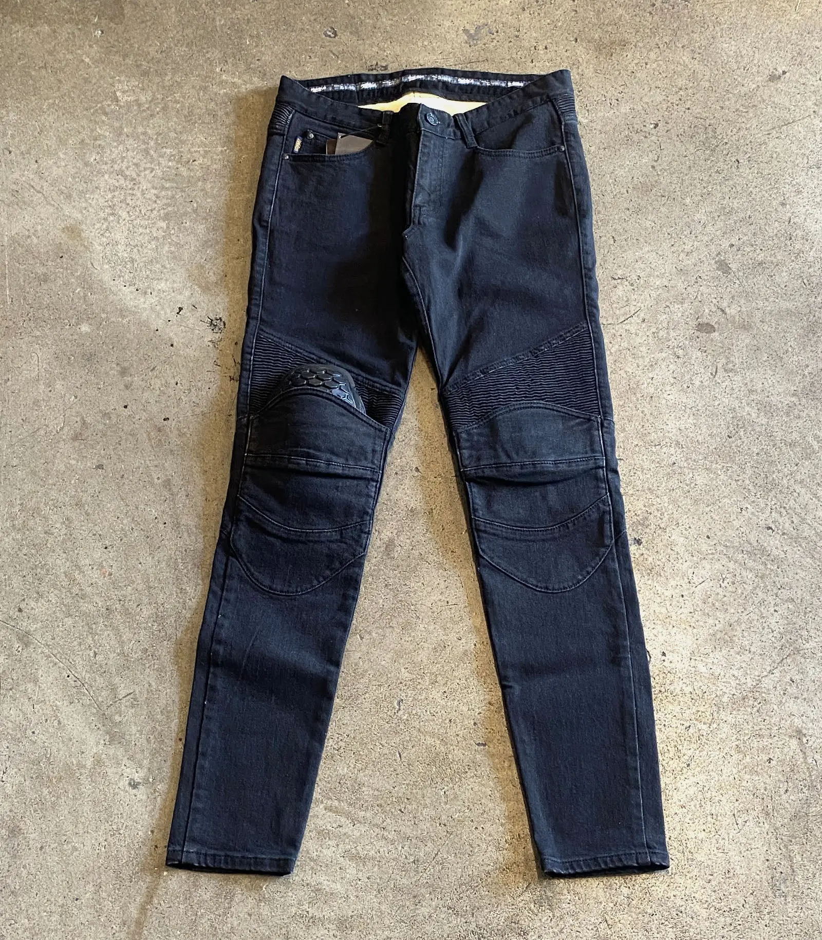 UGLY BROS Moto Pants Twiggy-K Kevlar Jeans - Black