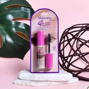 Prosa Classic Mascara 4 in 1 - Waterproof Long-Lasting Clump-Free Formula with Aloe Vera Argan Oil & Beeswax for Nourishing Lashes