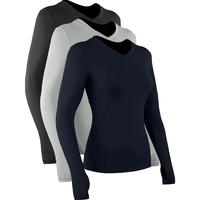 10:black, Grey, Navy Blue, Pack of 3