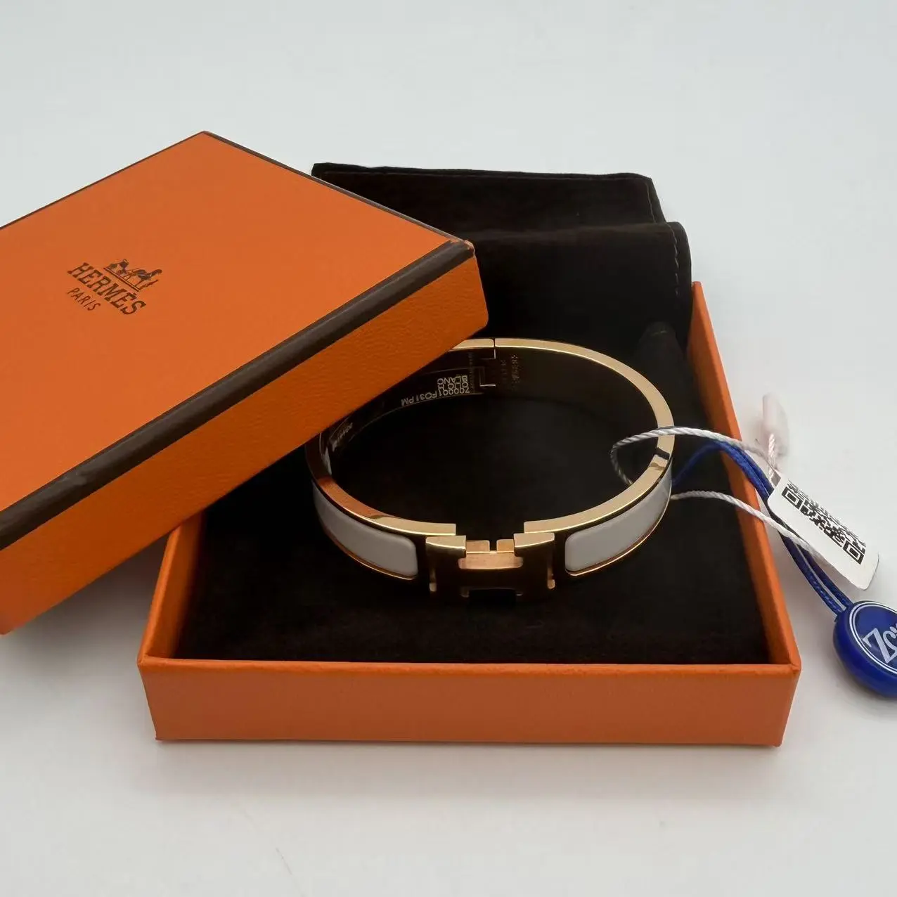 Pre-owned RL1 Hermès Clic H Bracelet 23933377