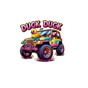 duck duck Jeep sticker