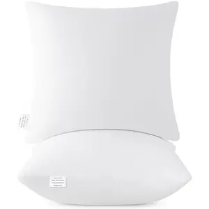 22x22 Pillow Inserts, 22 Inch Decorative Throw Pillow Inserts, Soft  Square Throw Pillows for Couch, Sofa, Bed, and  Decor White Cushion Pack of 2