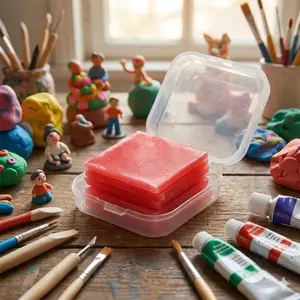 Diamond Painting Glue Putty Kit, Cross Stitch Rhinestone Anti-Dry Clay, Washable Nano Adhesive Slime DIY Tools with Storage Box, Non-Tacky Multi-Purpose Positioning Putty for Kids Crafts, Diamond Art Tools