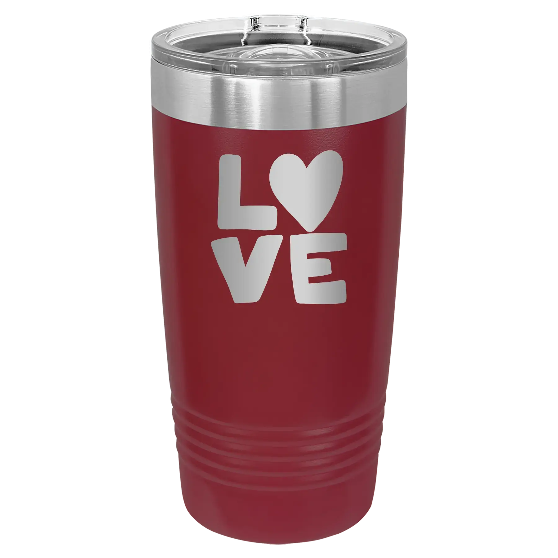 Love 20 oz Tumbler | Maroon