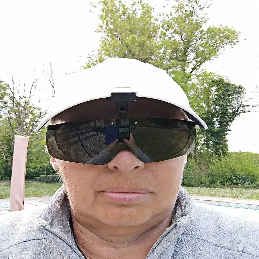 Polarized brim clip adjustable sunglasses, suitable for fishing, cycling, hiking, and golf sports glasses Polarized brim clip adjustable sunglasses, suitable for fishing, cycling, hiking, and golf sports glasses