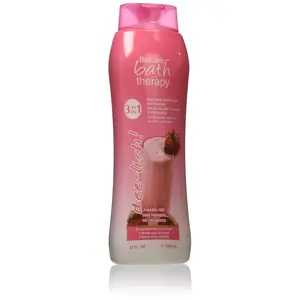 Dee-Lish 3-In-1 Body Wash, Bubble Bath and Shampoo, Strawberries-N-Cream, 950 mL