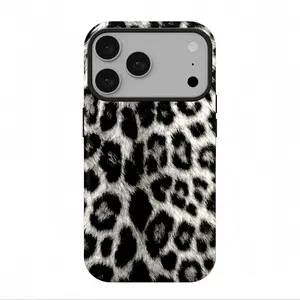 Leopard print, suitable for iPhone17 ProMax, 16Pro, 15, 14, 13.12. Double-layer protective case, smartphone case