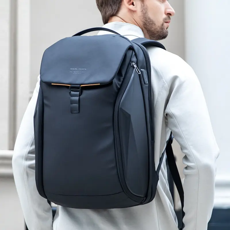 1pc functional men's laptop backpack with USB charging port, business backpack for professionals, outdoor informal travel bag, soft inner lining