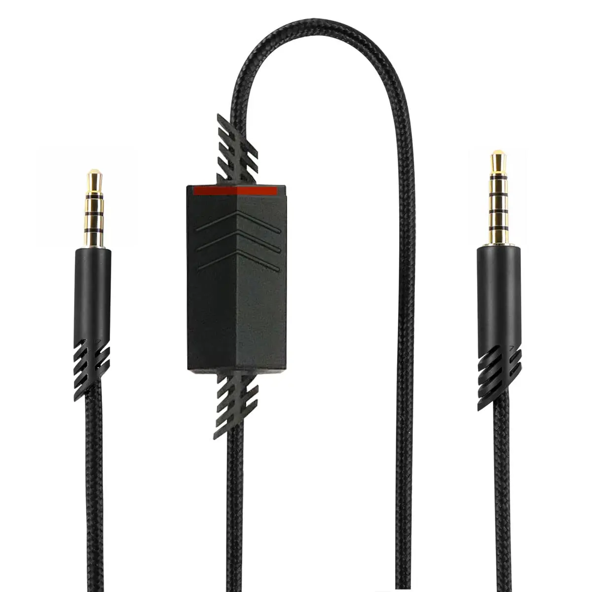 Replacement A40 Cord Compatible with Astro A40 Headset, A40 Inline Mute Audio  for Astro A10/A40/A40TR Gaming Headset,Compatible with PS5/PS4 Controller(6.5 , Black)