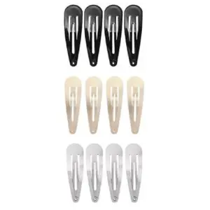 Snap Hair Clips- 4 Pack