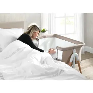 Bondi Adjustable Height Bedside Beechwood Bassinet