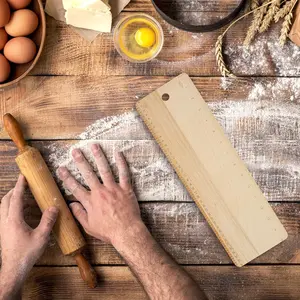 Bread Transfer Peels -Bread Transfer Peel -15Inch - Bread Flipping Board- French Bread Baking - Hanging Bread Peel Bakeware for French Bread Loaves and Ciabatta (Wood color)