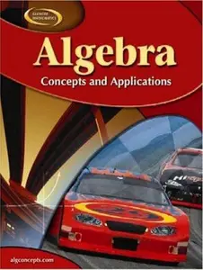 USED-Algebra: Concepts and Applications, Student Edition by McGraw Hill (Hardcover)