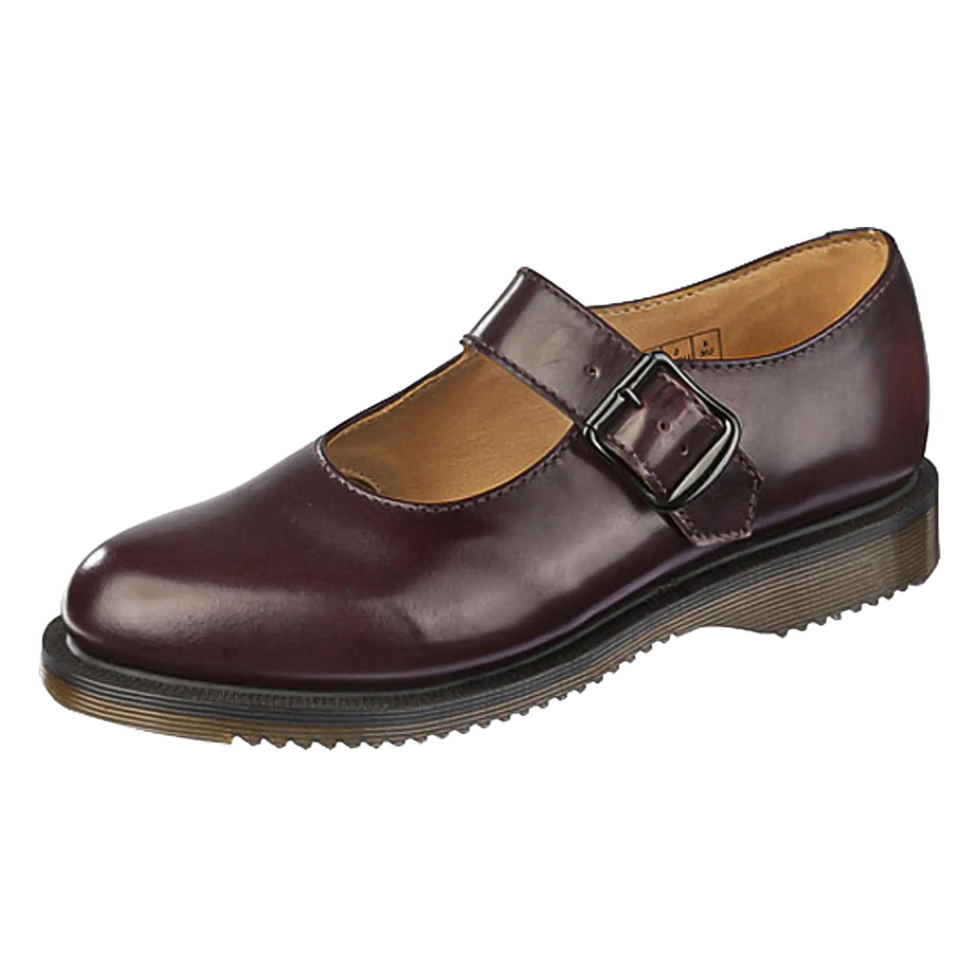 Mie Corin Leather Belted Mary Jane Shoes WMNS "Comme des Garcons Burgundy" 14036601