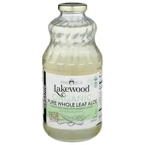 Lakewood, Organic Aloe Vera Leaf Juice, 32 Fl Oz (Pack of 1)