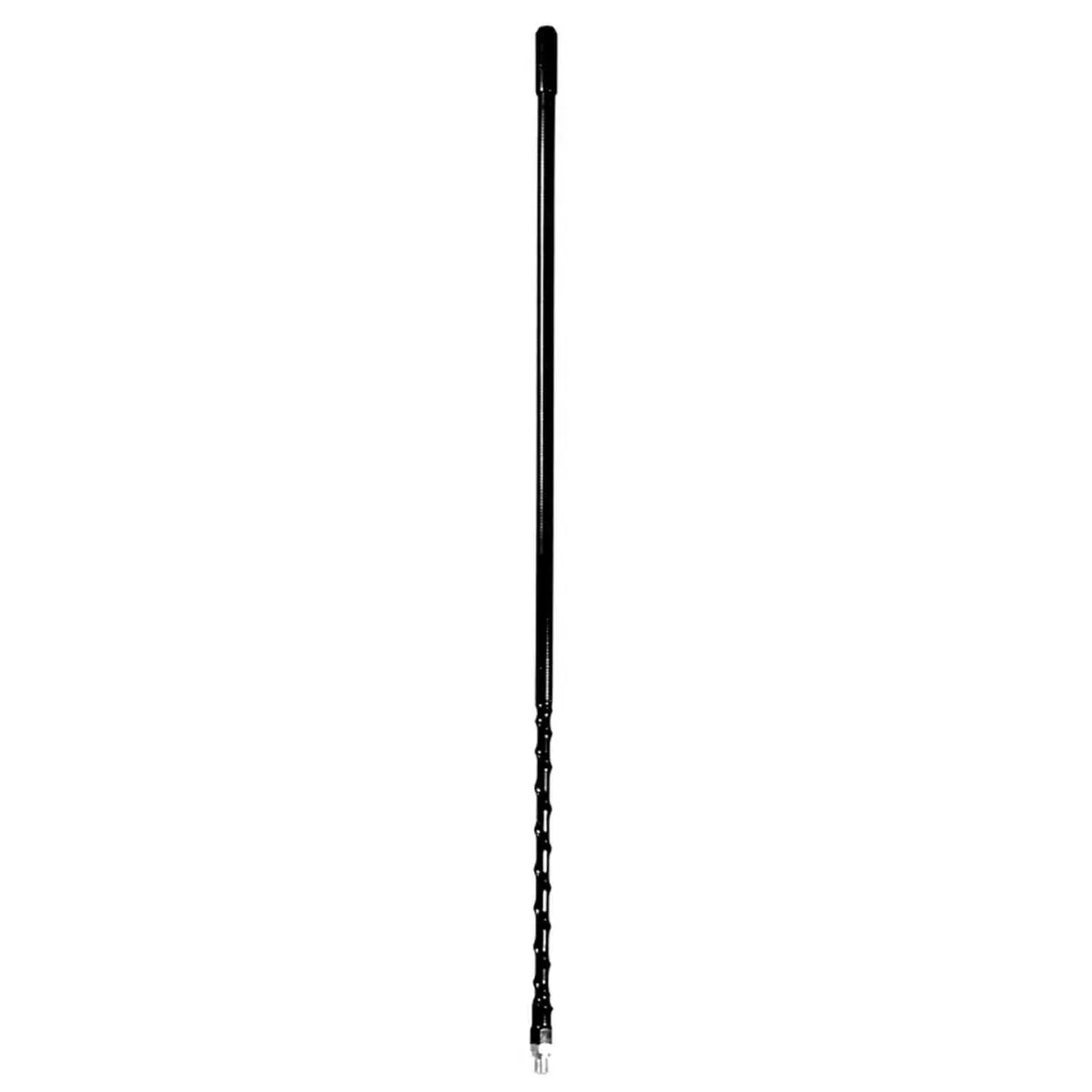ProComm 3 ft. Straight Fiberglass Whip Antenna, Durable Black Finish, for Marine Boating, Water Sports and Boaters